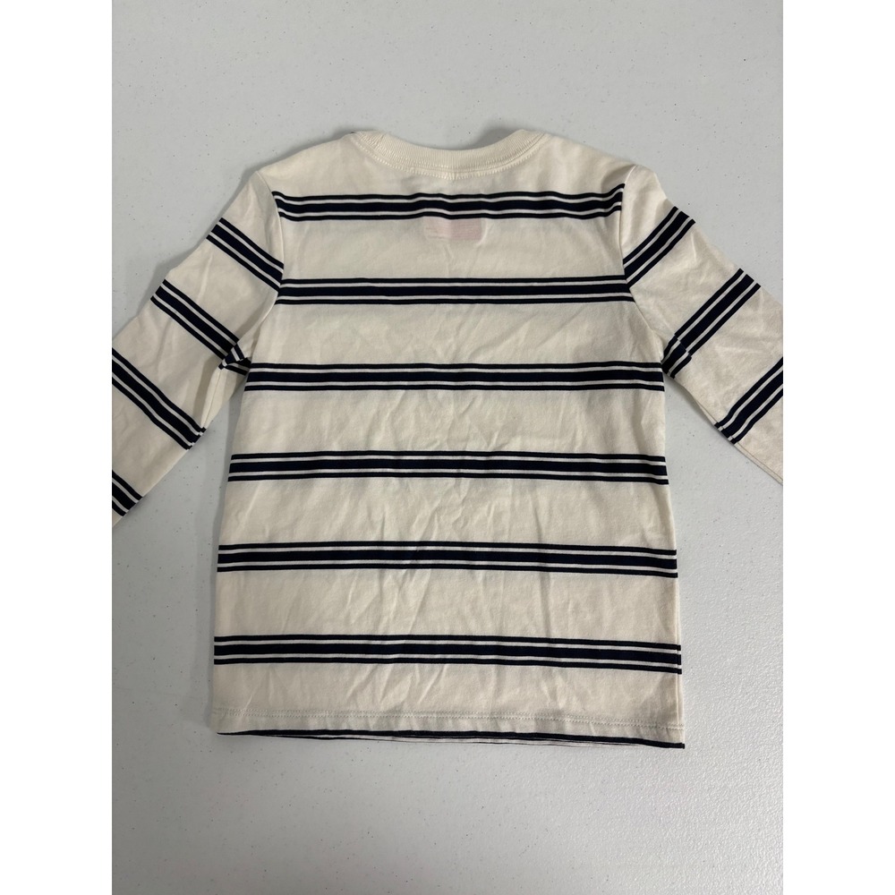 Carter's Cat & Jack Boys 4T Long Sleeve Shirts Bundle Striped Henley Polo 3pc - Picture 7 of 10
